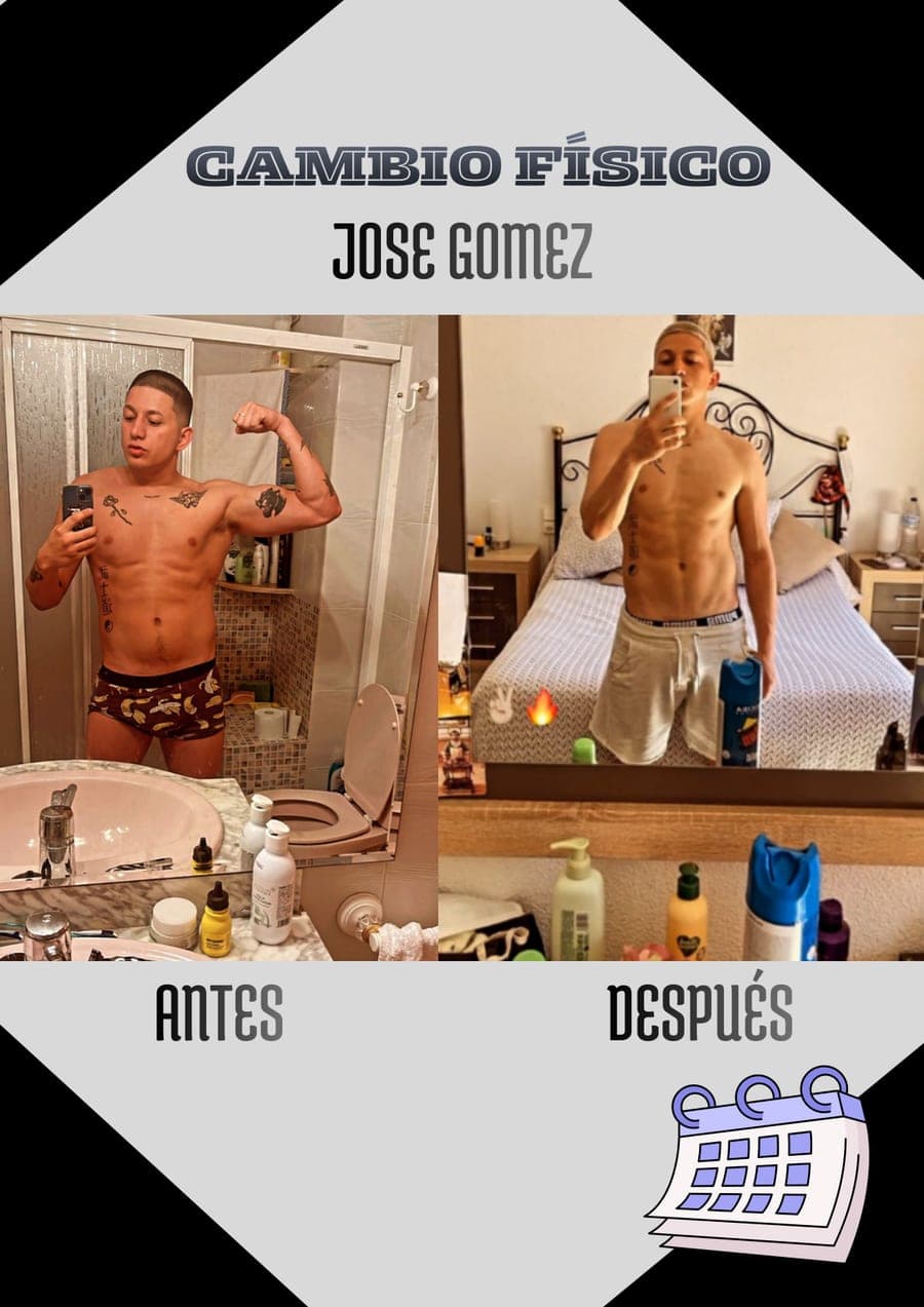 Transformación: Cambio físico · José — Alex Nutri&Health Orihuela